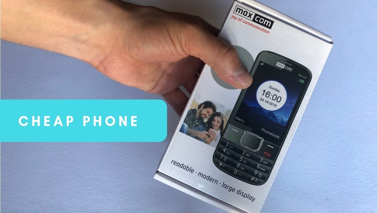 Maxcom 320 Cheap Phone Maxcom MM320 - YouTube