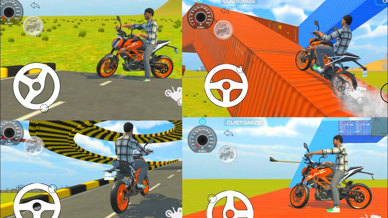 KTM DUKE || 3D GAME || INDIAN BIKE || TRENDING || MODIFIED DUKE 🏍️🏍️🏍️