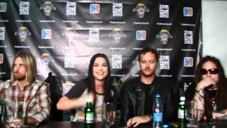 Evanescence в Днепропетровске пресс-конференция 2