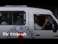 Israeli hostages taken into Egypt in Red Cross vehicles