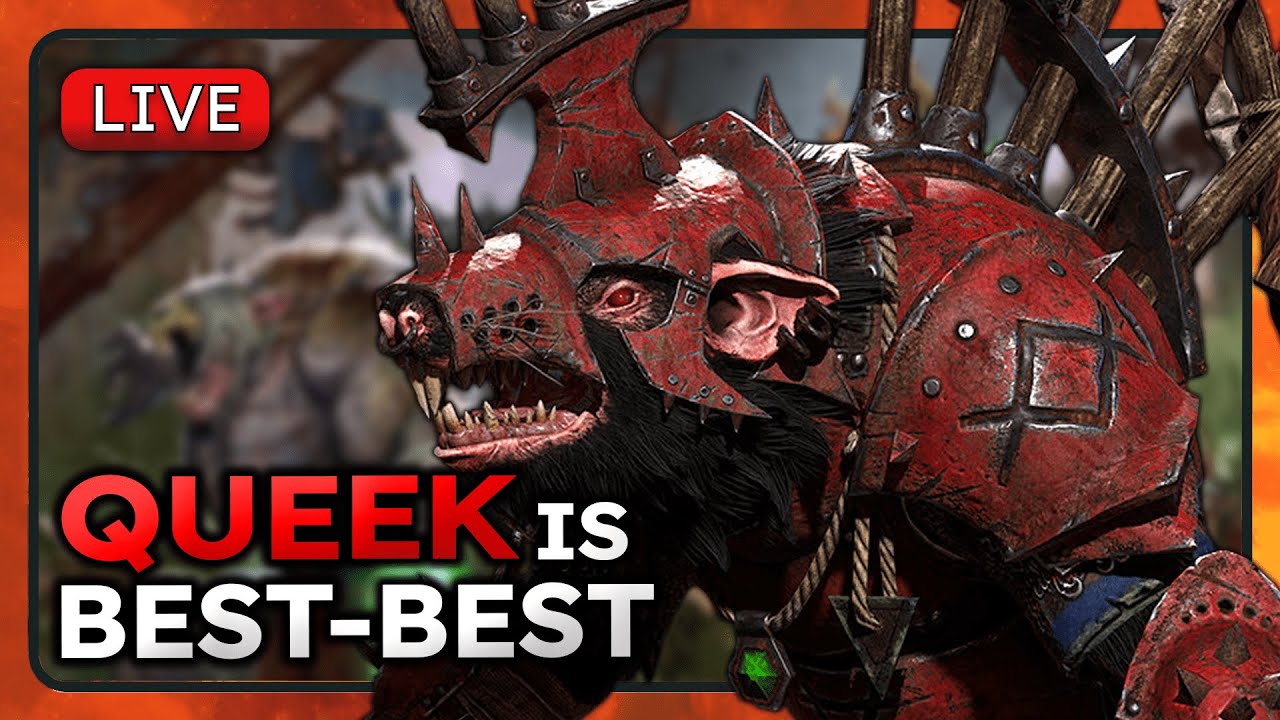 Queek Headtaker - Total war Warhammer 3 - YouTube
