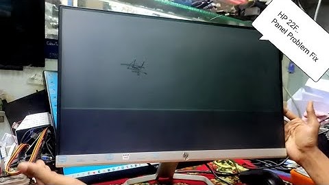 HP Monitor 22F Panel Repair Flickering Problem Fix In Bangla 2022 | Created by Afjal Hossain