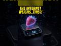 ​How Heavy is the Internet? (Mind Blown!) 🤯 #facts