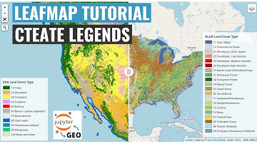 Leafmap Tutorial 59 - Creating map legends with only one line of code