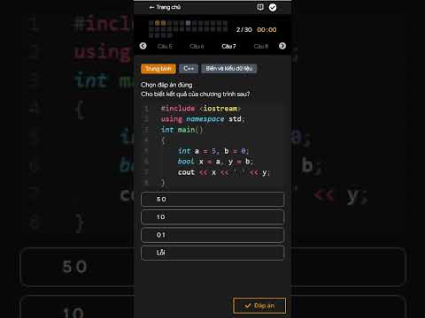 Video Kiểu dữ liệu #bool trong #c++ - youtube