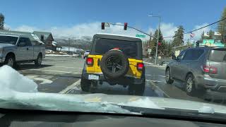 The snow aftermath for the Big Bear, Ca area. March 23, 2020. FORCASTERS suck.