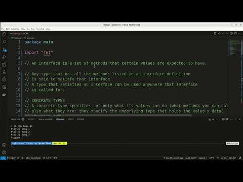 Go Programming Bangla - 34 Interface Part 2 in Go