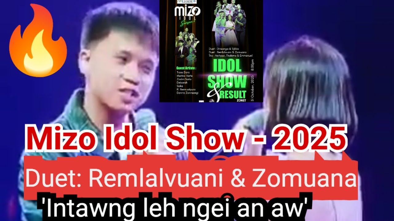 Duet : Remlalvuani & Zomuana (Intawng leh ngei ang aw) // Mizo Idol Show 🔥