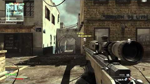 My first MW3 clip! Random Throwing Knife across Seatown