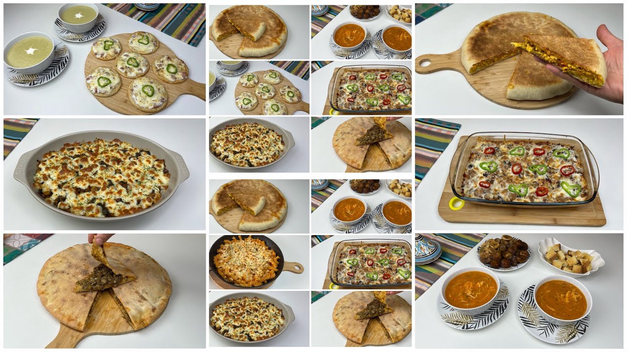 هنيتك من التخمام فغذاءوعشاء كل نهار🤔7 اقتراحات متنوعة لوجبات غذا سهلة سريعة اقتصاديةنوعي بها طبيلتك