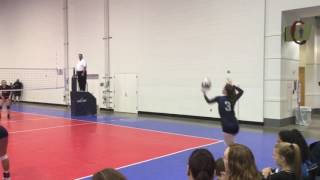 Emily Foster ('19) A5 South Volleyball 17-1 Taylor February 2017 Highlights