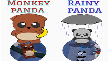 How to get monkey panda & rainy panda