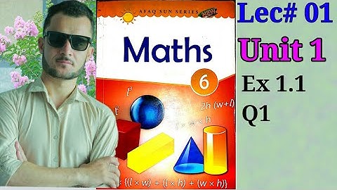 6th-Math-Unit-1-Ex-1.1 Q1(Afaq Sun Series)