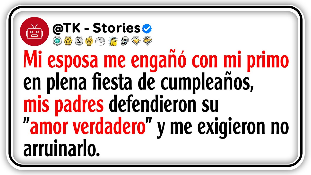 Mi esposa me engañó con mi primo en plena fiesta de cumpleaños, mis padres defendieron su 