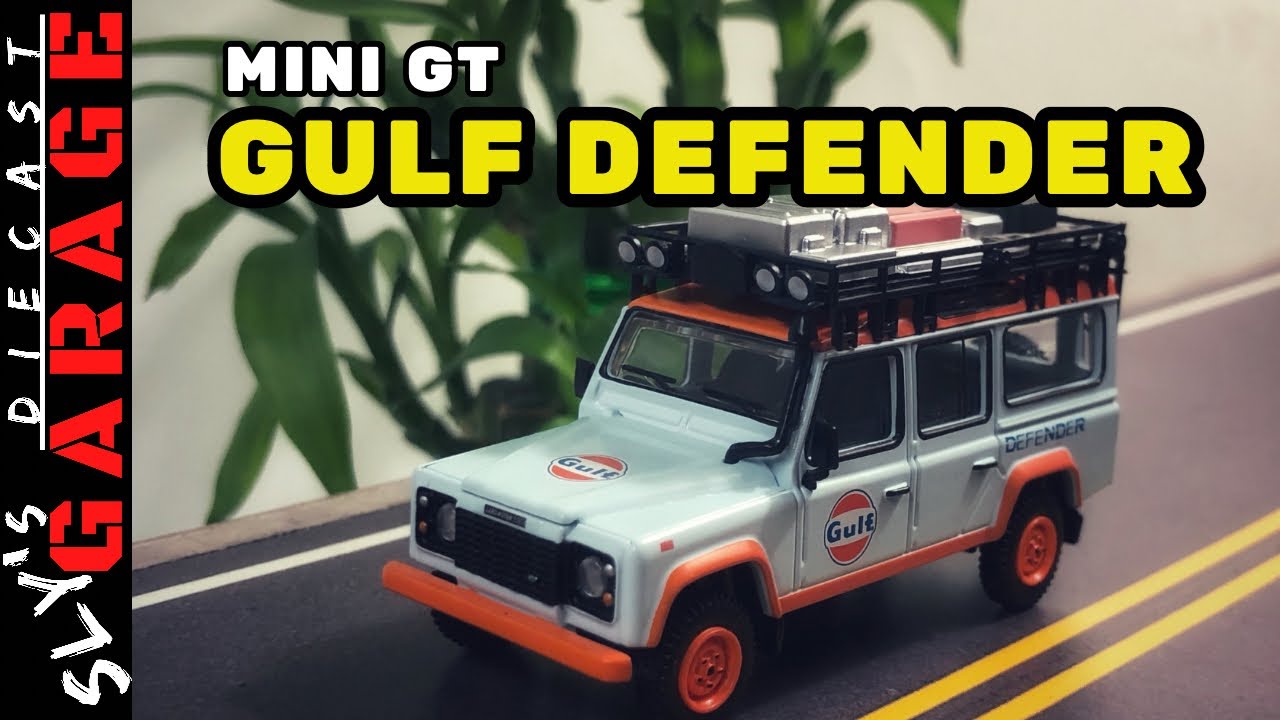 A Closer Look to MINI GT 1/64 Land Rover Defender 110 GULF Livery