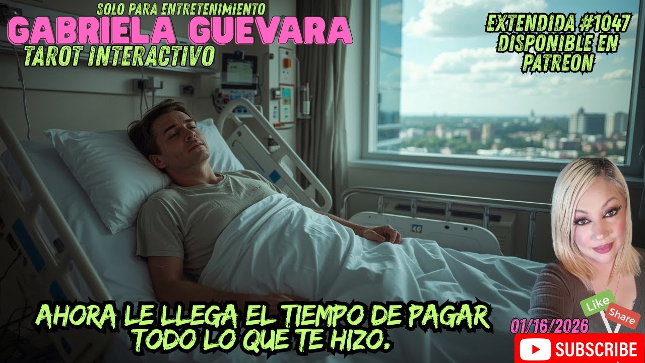 Tarot. Ahora le llega el tiempo de pagar todo lo que te hizo. EXTENDIDA 