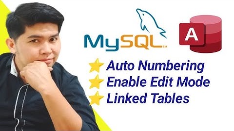 MySQL and Microsoft Access Common Issues