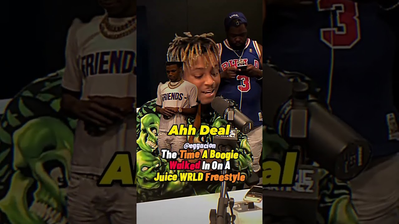 The Time A Boogie Walked In On Juice WRLD Freestyling And Didn't Notice