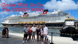 Cruise With Us On the Disney Wish: Day 1