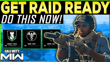 MW2 HOW TO PREPARE for the RAID and LEVEL UP Stars - Top 3 Strategies You Need To Do