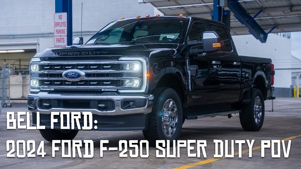 2024 Ford F-250 Super Duty SRW POV [Test Drive] - YouTube