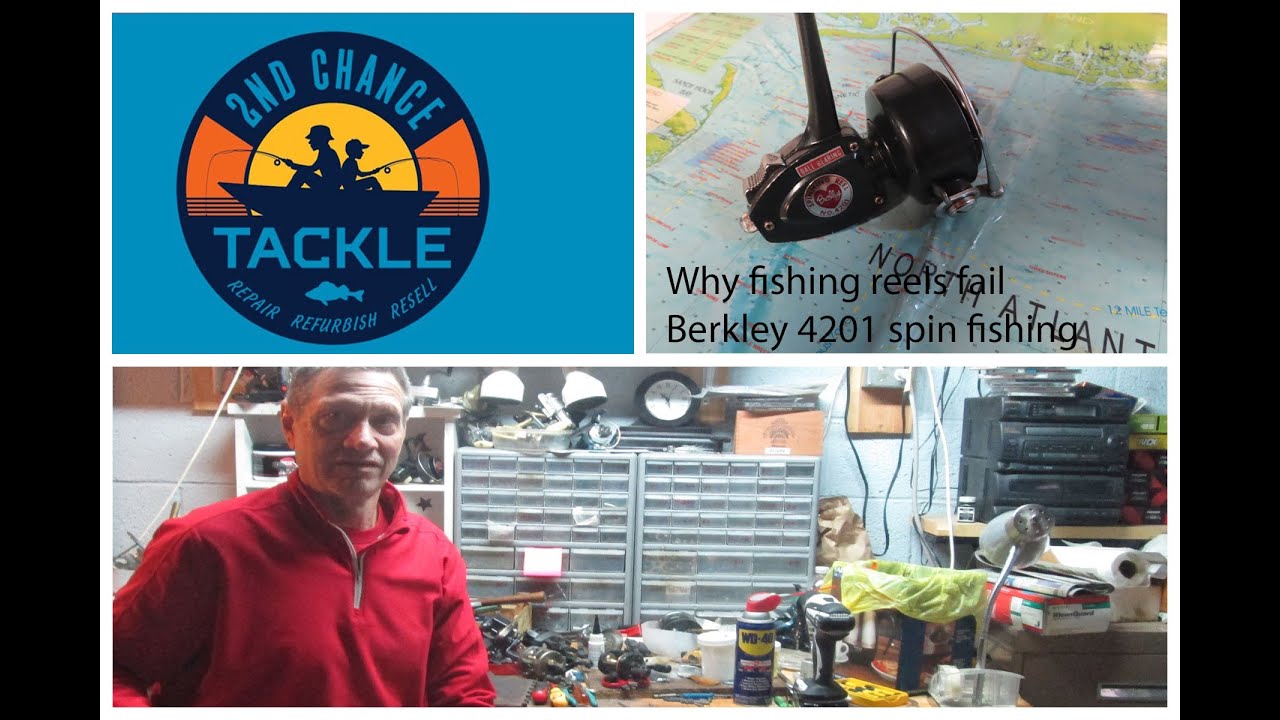 Why fishing reels fail Berkley 4201 spin fishing reel problem determination  