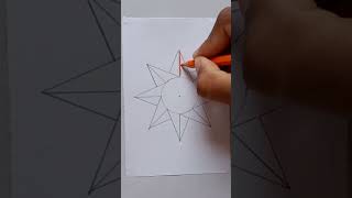 #geometric #star #and #circle #optical #illusion #drawing #satisfying #shorts #new #viral #tutorial