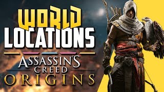 ASSASSIN'S CREED: ORIGINS - Looking at the map and locations