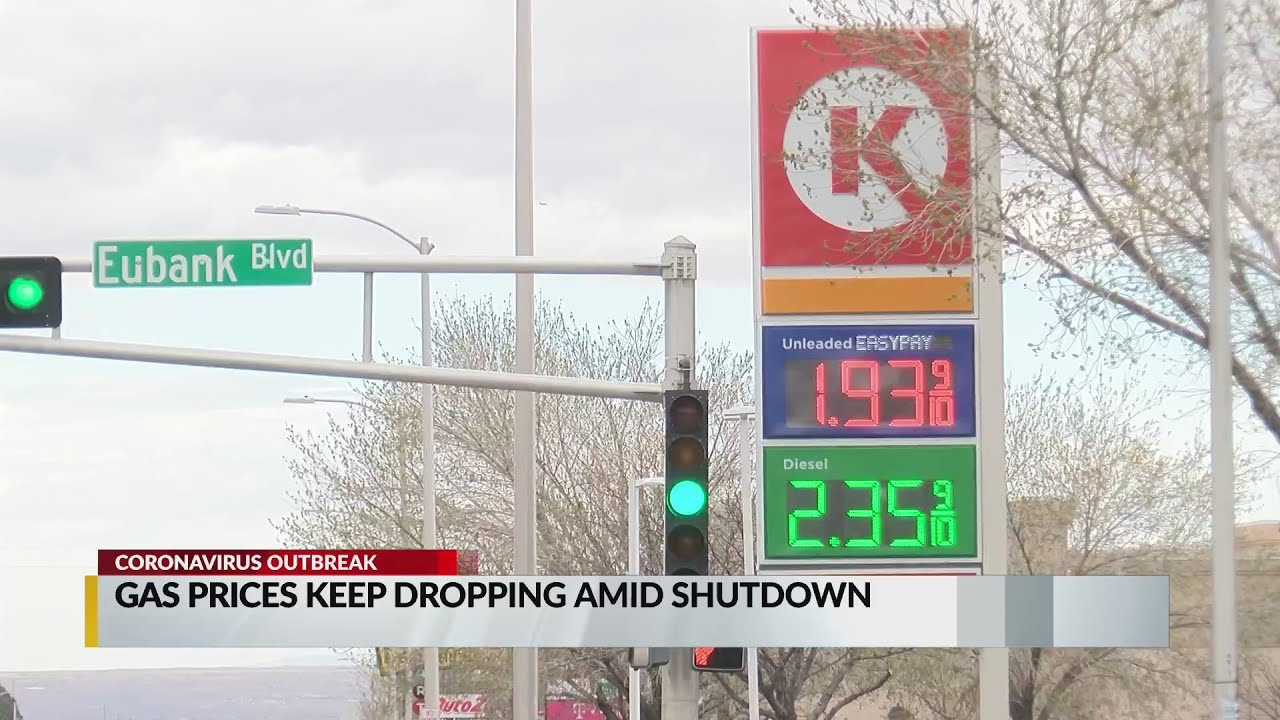 Gas prices drop to a four-year low - YouTube