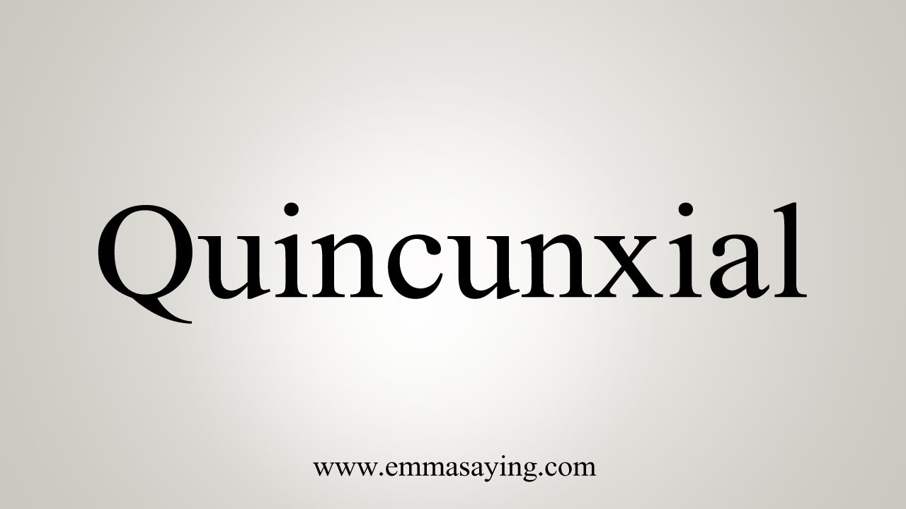 how to say in english jamun How To Say Quincunxial