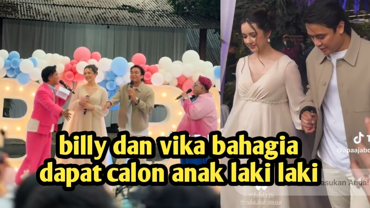 full video Billy Syahputra dan Vika Umumkan Gender Reveal: Ternyata Baby Boy!