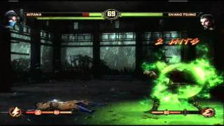 Mortal Kombat 9 - Unmasked Kitana & Classic MK3 Sub-Zero Ladder Playthrough (Part 2)
