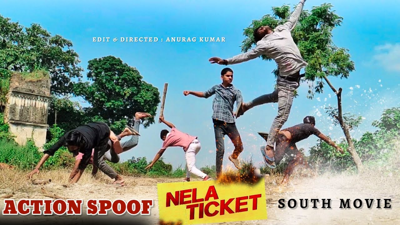 Nela Ticket Action Spoof 🔥 | Movie fight video | Ravi Teja , Jagapathy | Kam25hai Action video ||