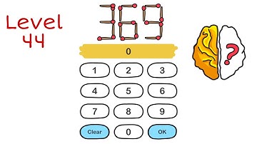 Brain Out Level 44-Move 1 matchstick to make a biggest number! Walkthrough solution