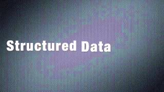 What is Structured Health Data?