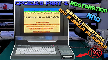 Amstrad CPC6128 Part 2 - Internal gotek, 5V disc drive mod, and restoration