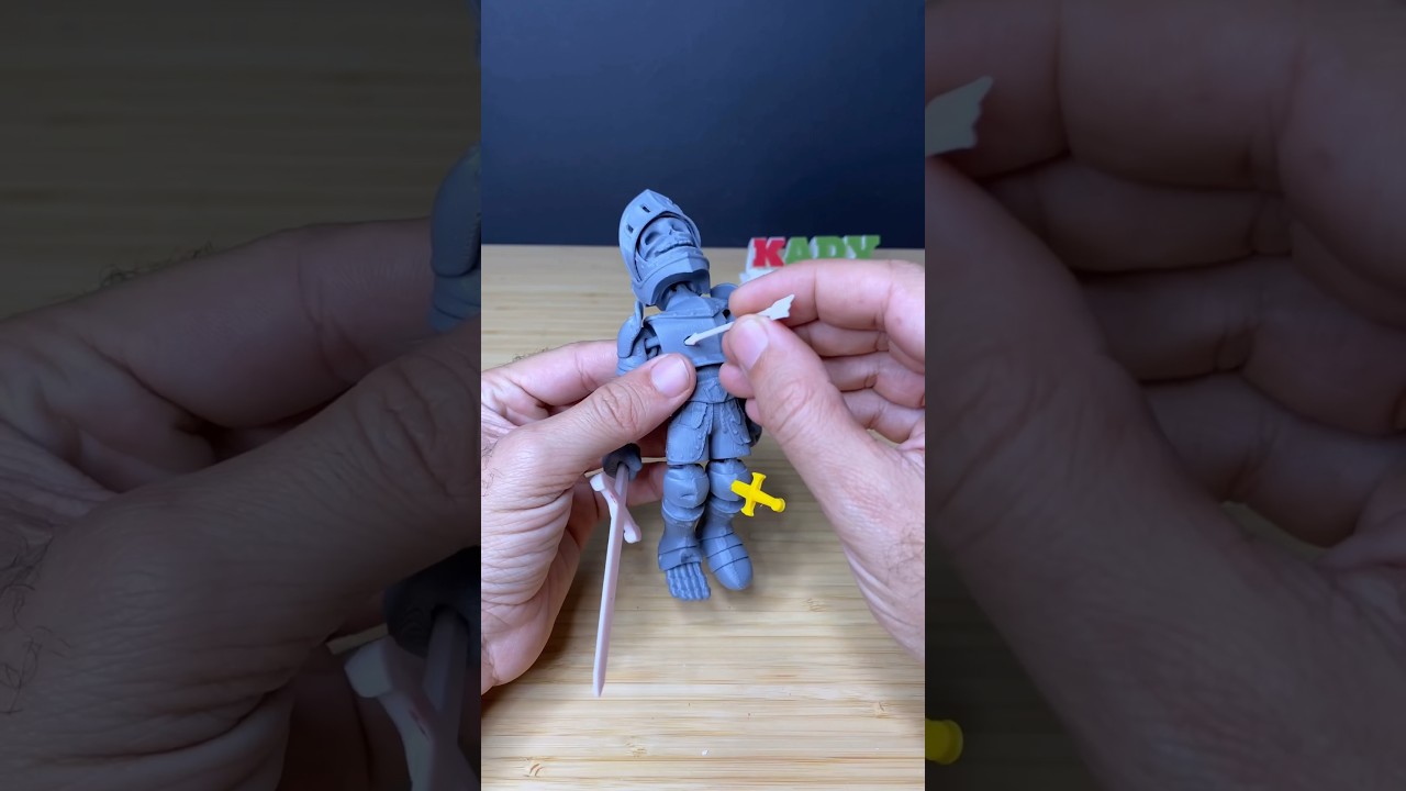 Fun Things to 3D Print | 3D Printed Skeleton Knight By Flexi Factory 