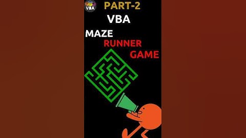 Build a Maze Runner Game in Excel Using VBA! (Part 2)  #vba #automation #macro #excel #shorts