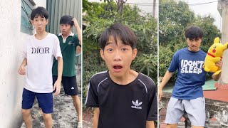 His fight with his Brother in Funny Video😎🤣🥰 From QuangLam TV