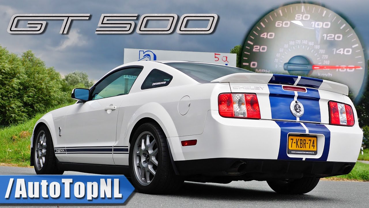 2007 SHELBY GT500 5.4 V8 SUPERCHARGED on AUTOBAHN [NO SPEED LIMIT] by AutoTopNL