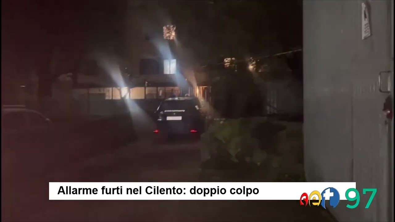 Allarme furti nel Cilento: tentato doppio colpo