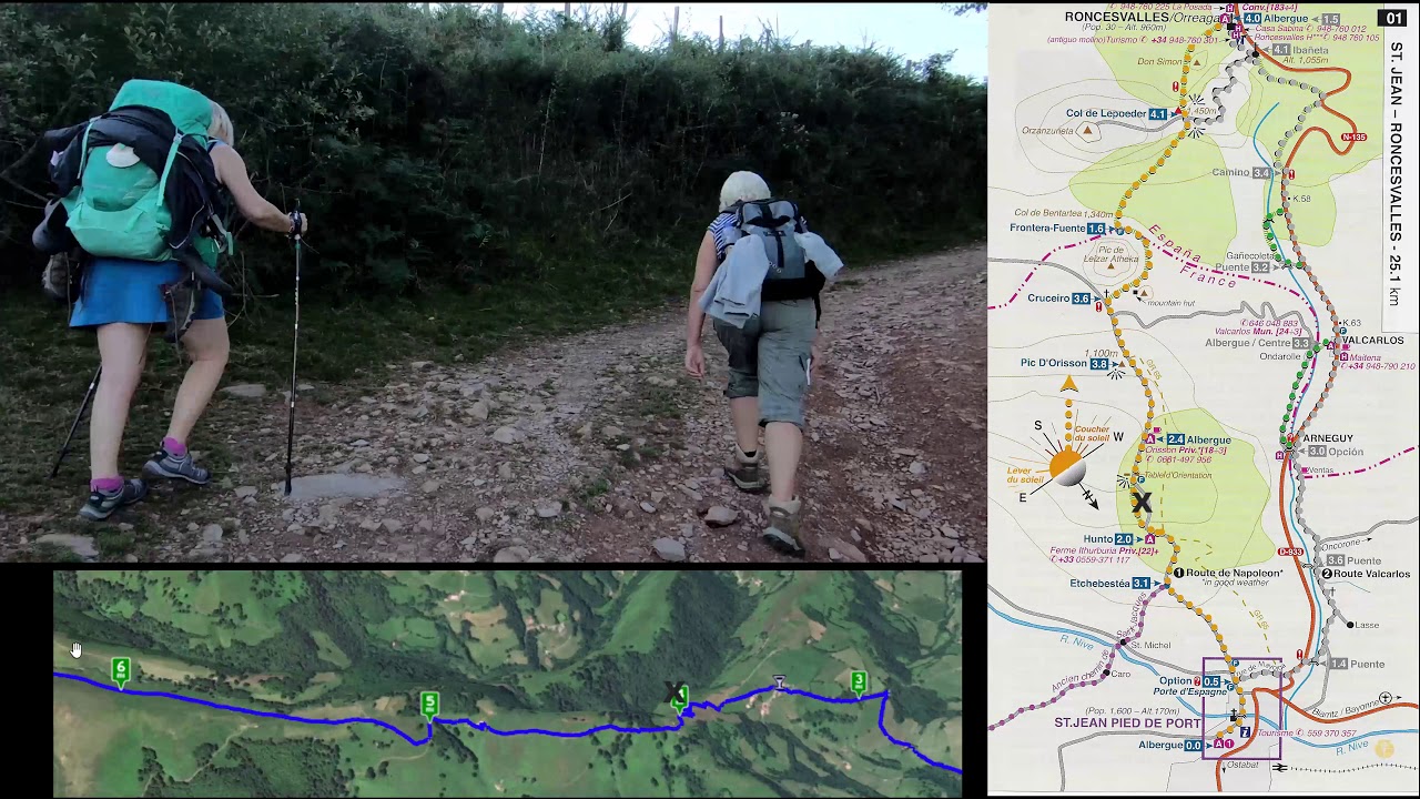 Stage 1 St Jean Pied de Port to Roncesvalles (Napoleon Route) - YouTube