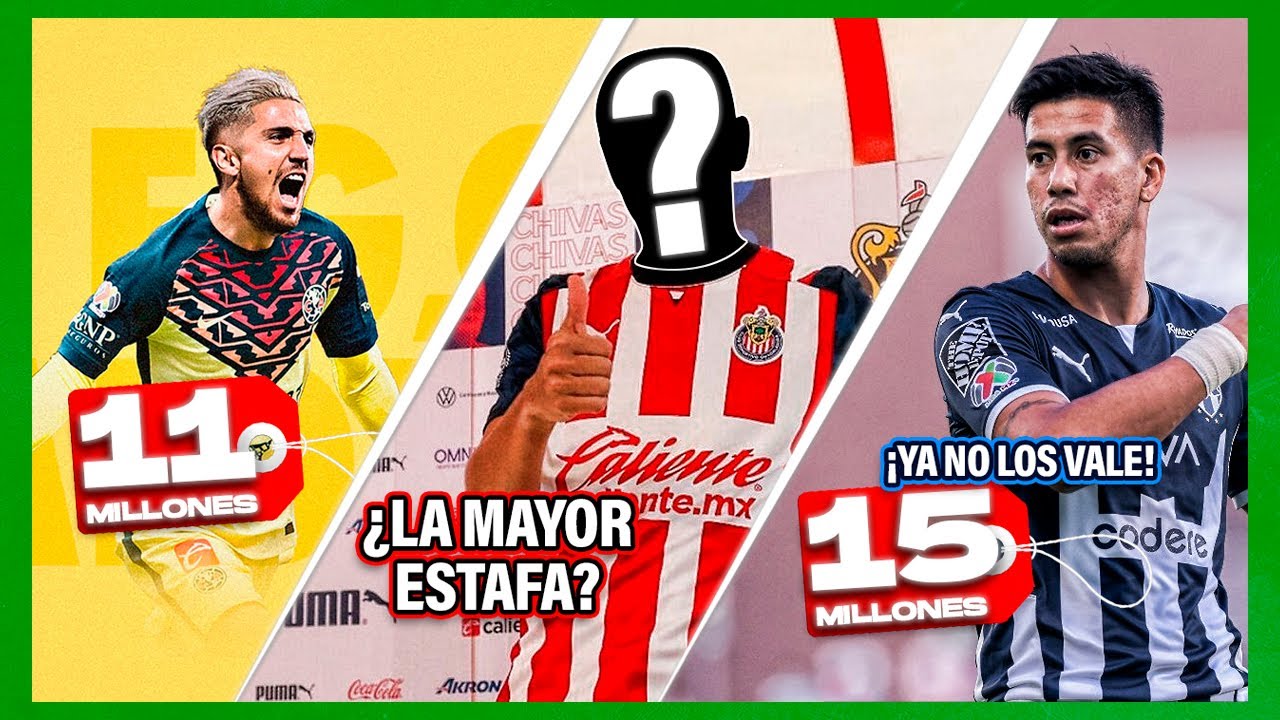 Los 10 jugadores MÁS CAROS en la historia de la Liga MX ¡Los PRIMEROS 3 ...