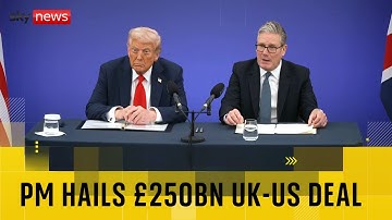 BREAKING: Sir Keir Starmer and Donald Trump praise 