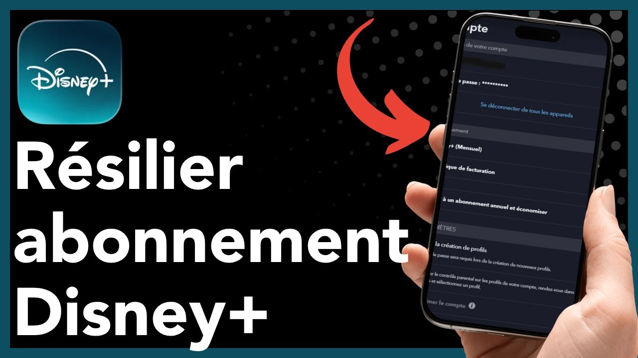 Comment annuler un abonnement Disney+ - YouTube