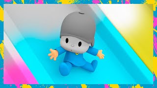 Color Cars and Slides | FUNNY VIDEOS and CARTOONS for KIDS of POCOYO in ENGLISH