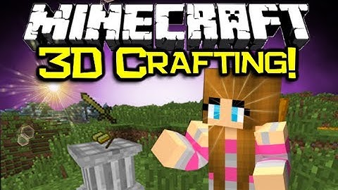 Minecraft 3D CRAFTING PILLAR MOD Spotlight! - Craft With Style! (Minecraft Mod Showcase)