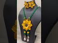 Clay jewellery✨✨ #shorts#youtubeshorts#diy#clayart #clayjewellery#tagore#claysunflower