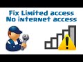 How to fix Limited access /No internet access in windows 10/8/8.1/7