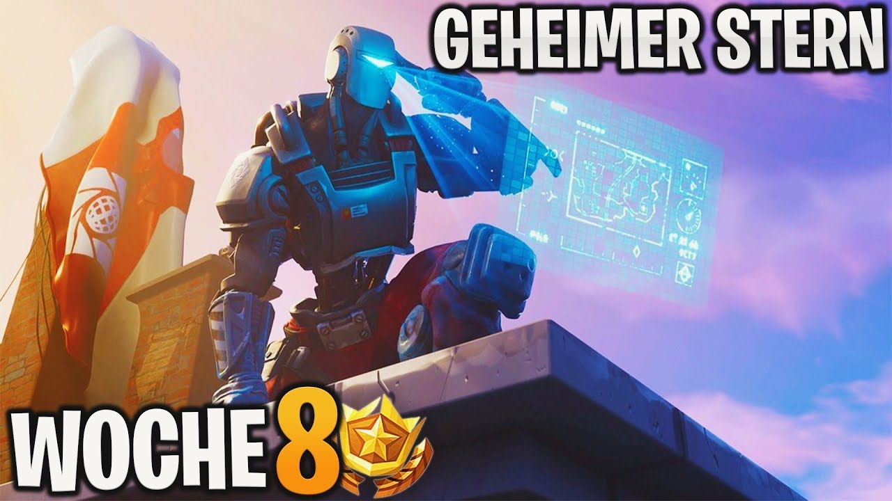 Geheimer Bonus Stern Woche 8 Banner Ladebildschirm Season 6 - fortnite woche8 kampfstern